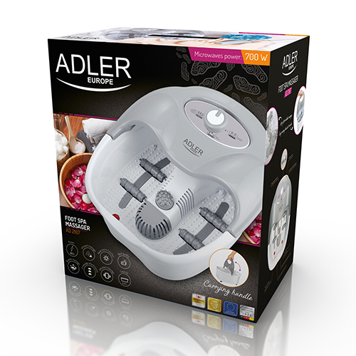 Adler | Foot massager | AD 2167 | White/Grey - Image 5