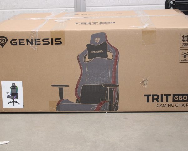 SALE OUT. Genesis Gaming Chair Trit 660 RBG, Grey | Genesis Gaming Chair | Trit 660 RBG | Grey | DAMAGED PACKAGING, USED, SCRATCHED