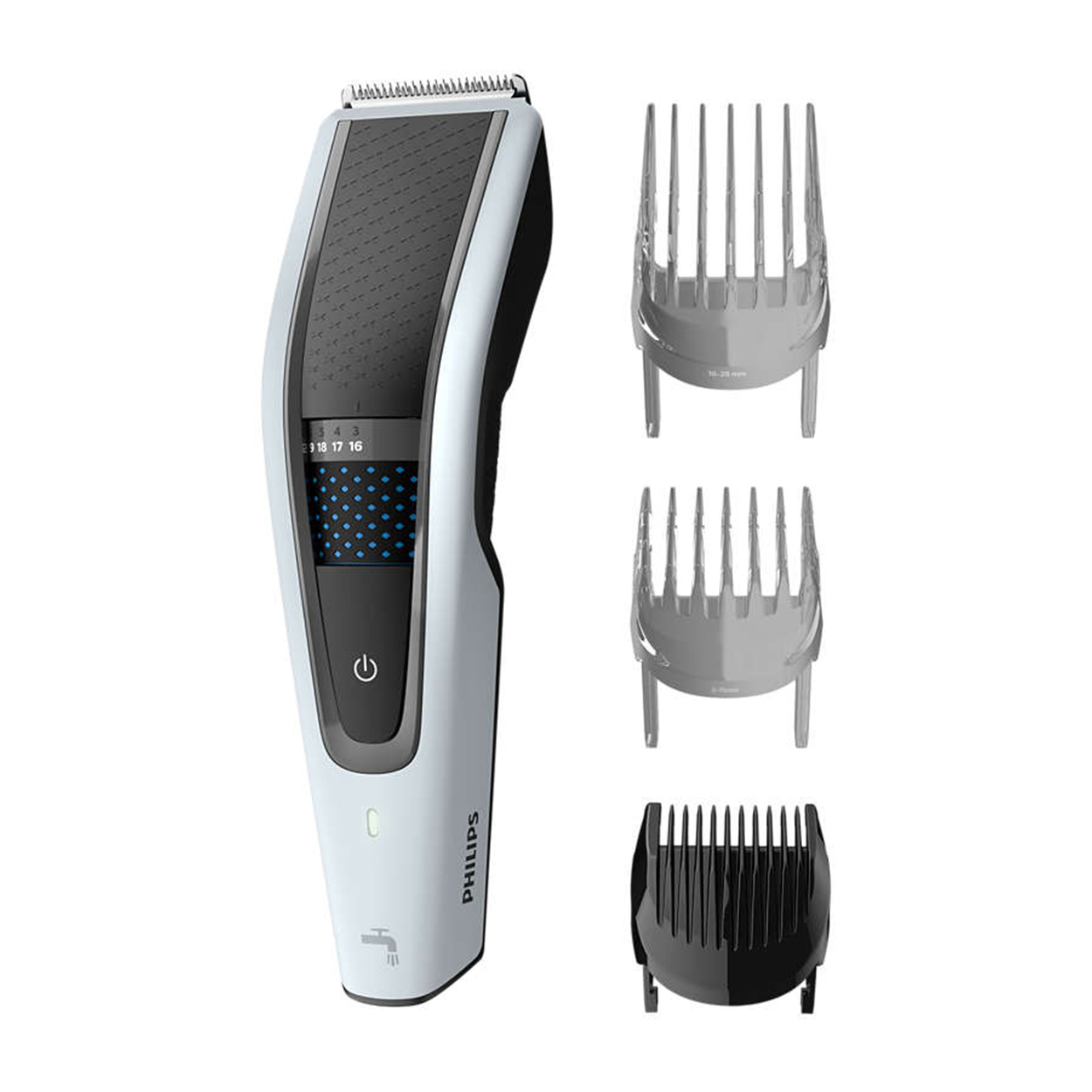 Philips | Hair clipper | HC5610/15 Series 5000 | Cordless or corded | Number of length steps 28 | Black/Grey