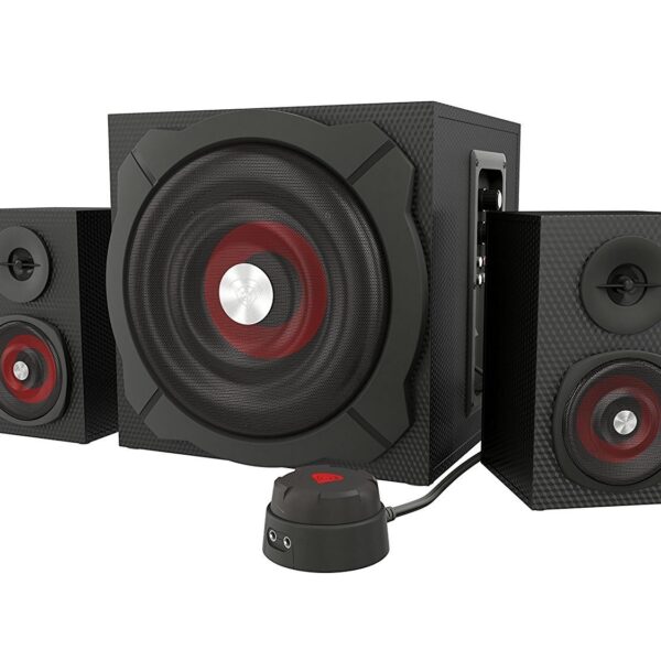 GENESIS Helium 610BT Computer Speakers, Wired, Bluetooth, Black | Genesis | Helium 610BT | Bluetooth | Red/Black | Computer Speakers