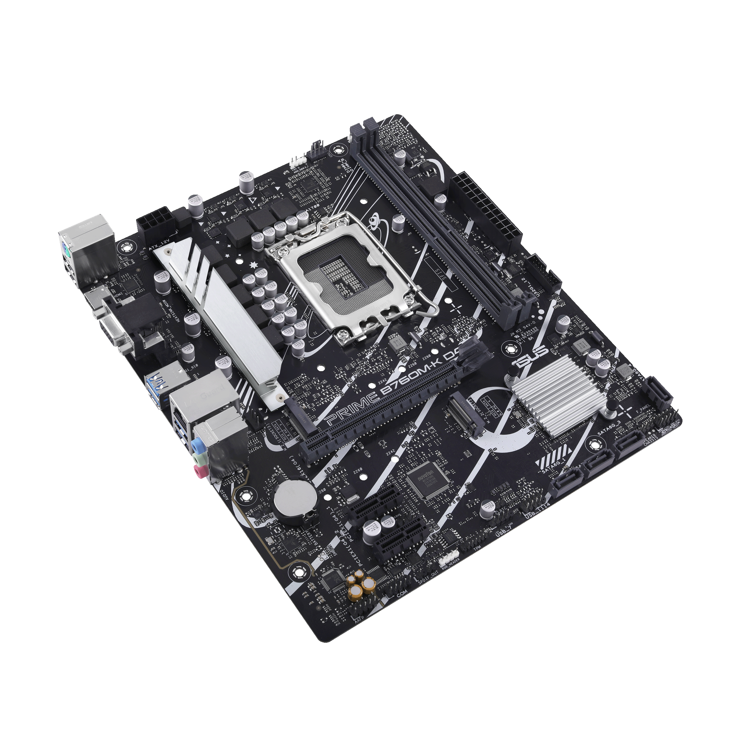 Asus PRIME B760M-K D4 Processor family Intel Processor socket LGA1700 DDR4 DIMM Memory slots 2 Supported hard disk drive interfaces SATA, M.2 Number of SATA connectors 4 Chipset Intel B760 mATX - Image 5