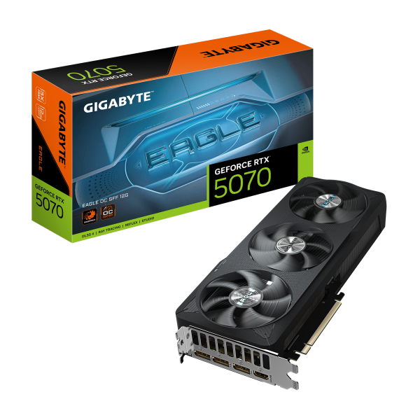 Gigabyte GeForce RTX 5070 EAGLE OC SFF 12G | NVIDIA | 12 GB | GeForce RTX 5070 | GDDR7 | HDMI ports quantity 1 | PCI-E 5.0