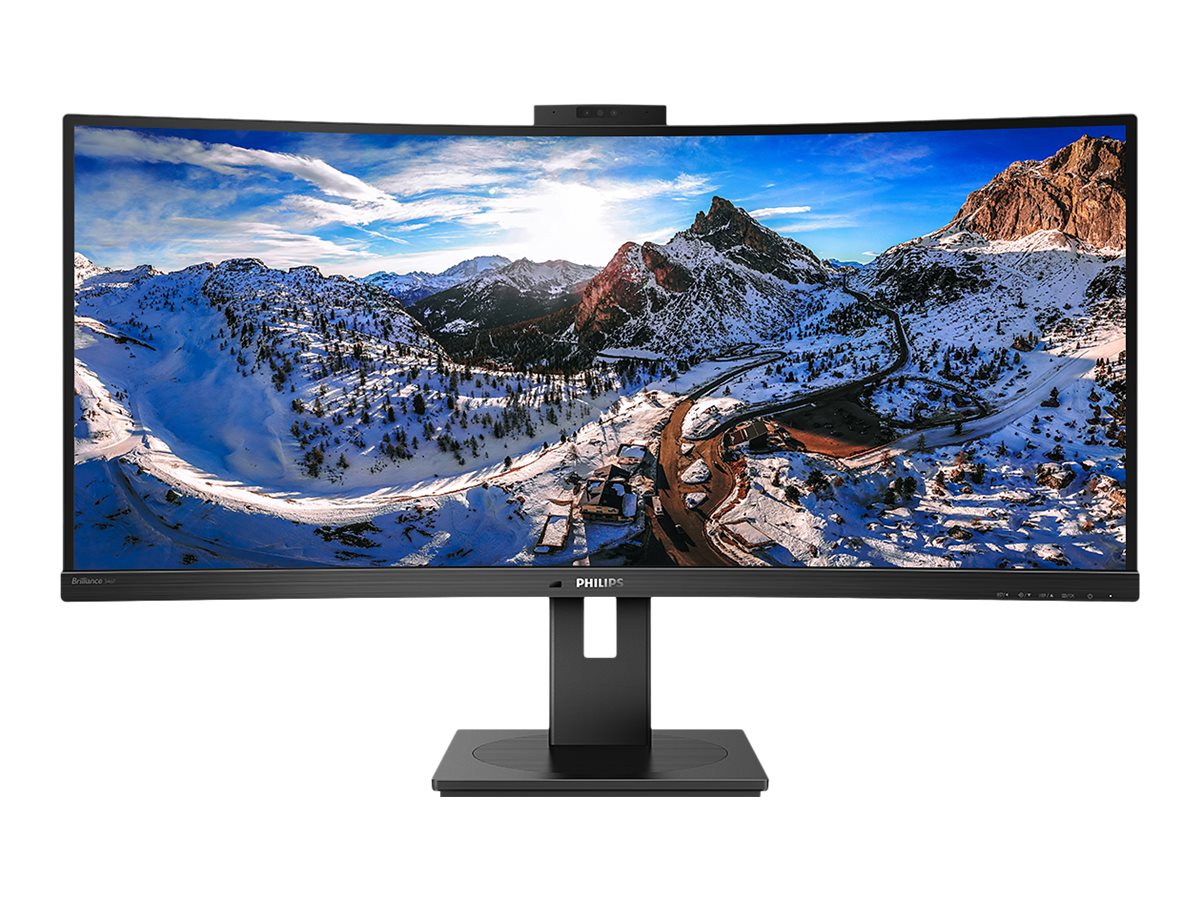 Philips | Curved UltraWide | 346P1CRH | 34 " | VA | WQHD | 21:9 | 100 Hz | 4 ms | 3440 x 1440 | 500 cd/m² | HDMI ports quantity 1 | Black | Warranty 24 month(s)