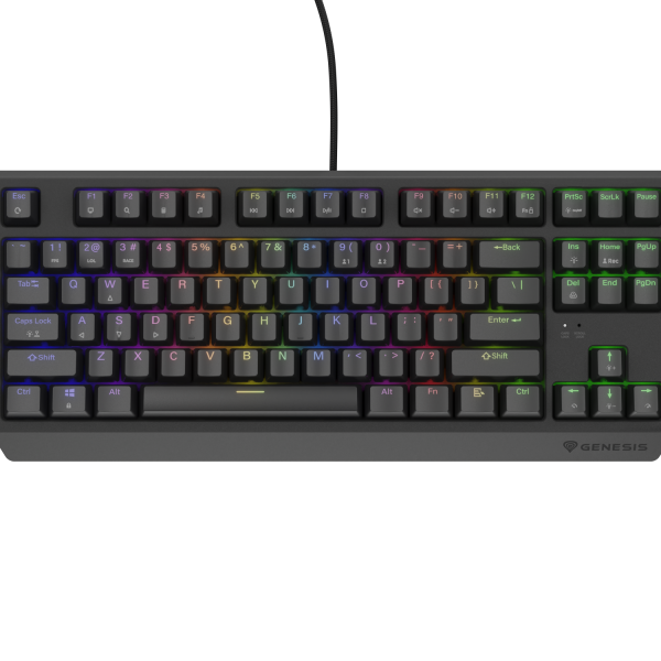 Genesis THOR 230 TKL | Mechanical Gaming Keyboard | Wired | US | Black | USB Type-A | Linear