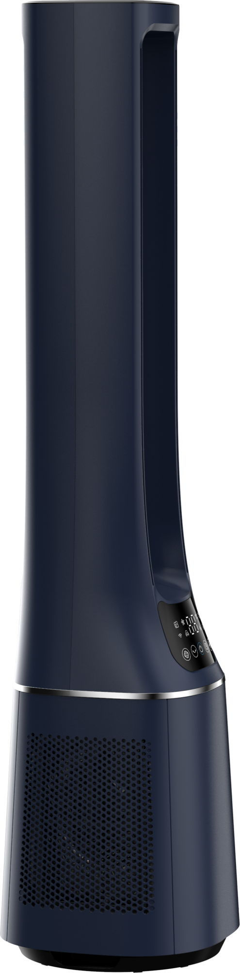 Midea | Bladeless Tower Fan with Air purifier | MFP-120i | Dark Blue | Diameter 15 cm | Oscillation | Remote control - Image 2