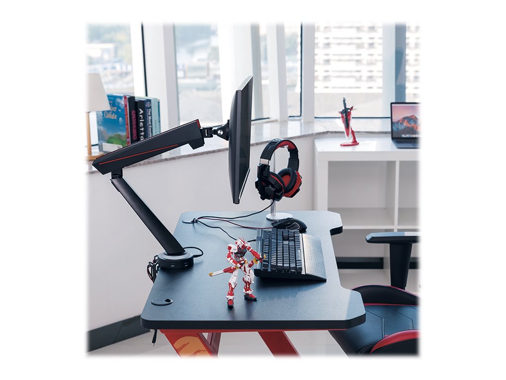 Logilink | Desk Mount | Tilt, swivel, level adjustment, rotate | 17-32 " | Maximum weight (capacity) 8 kg | Black/Red - Image 14