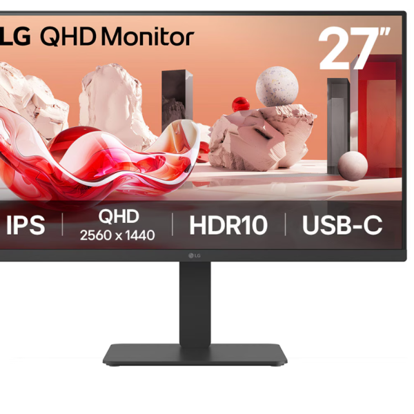 LG | 27BA65QB-B | 27 " | IPS | 16:9 | 100 Hz | 5 ms | 2560 x 1440 pixels | 350 cd/m² | HDMI ports quantity 1