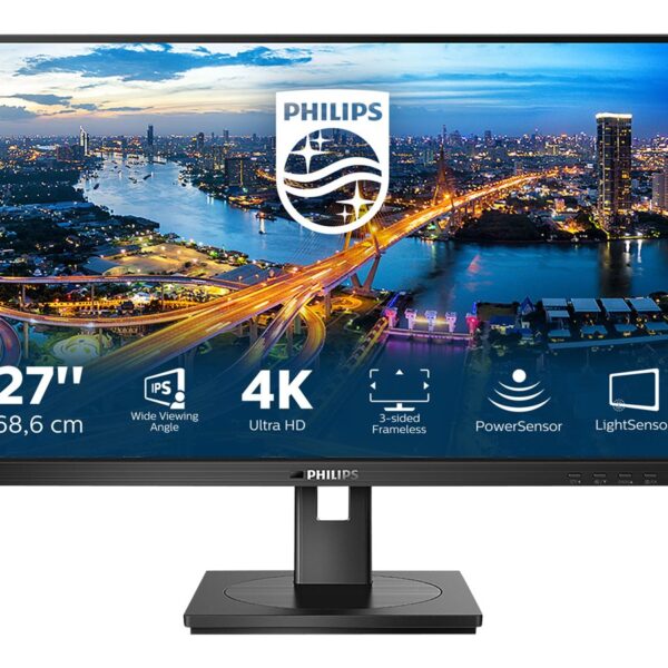 Philips | 278B1/00 | 27 " | IPS | 4K UHD | 16:9 | 60 Hz | 4 ms | 3840 x 2160 pixels | 350 cd/m² | HDMI ports quantity 2 | Black