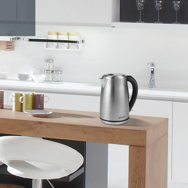 Gorenje | Kettle | K17S | Electric | 2000 W | 1.7 L | Stainless steel | 360° rotational base | Stainless steel