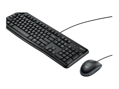 Logitech | Desktop MK120 | Wired keyboard | USB | Mouse included | US | Black - Image 5