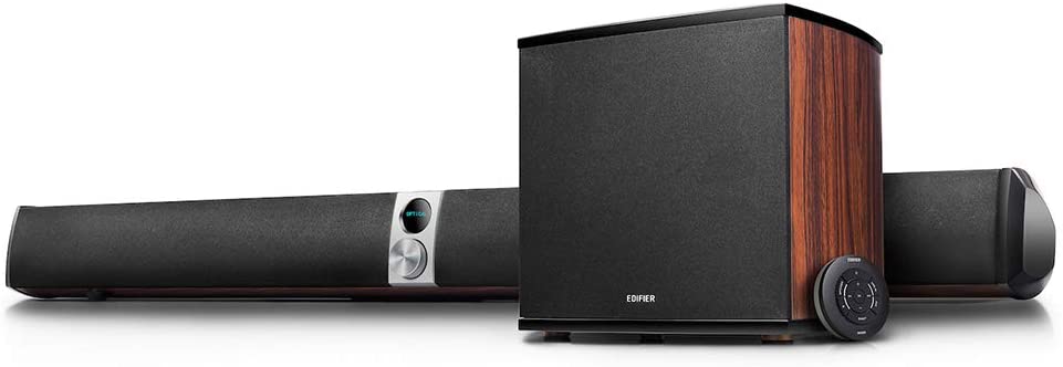 Edifier | Hi-Res Audio Qualified Soundbar and Subwoofer | S70DB | Bluetooth | Wireless connection