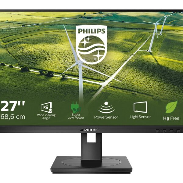 Philips | 272B1G/00 | 27 " | IPS | 16:9 | 75 Hz | 4 ms | 1920 x 1080 pixels | 250 cd/m² | HDMI ports quantity 1 | Black