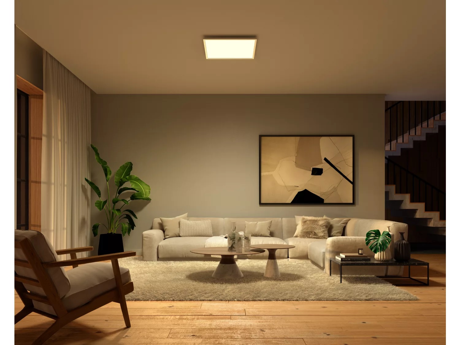 Philips Hue Surimu Square Panel | 100 W | White and colour 2000-6500 Hue White Colour Ambiance | Bluetooth - Image 8