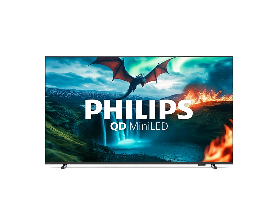 Philips QD MiniLED 4K TV | 75MLED820/12 | 75 | Smart TV | TITAN OS | UHD | Black