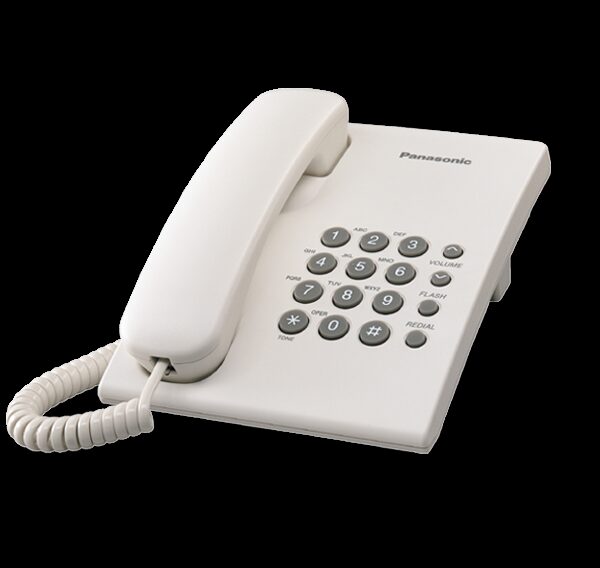 Panasonic | Corded | KX-TS500FX | White | 150 x 200 x 96 mm | 475 g