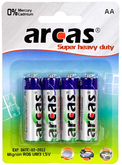 Arcas | AA/R6 | Super Heavy Duty | 4 pc(s)