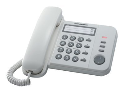 Panasonic | Corded Phone | KX-TS520FXW | White - Image 2