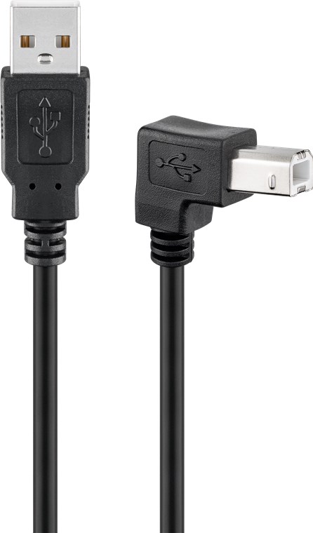 Goobay | USB 2.0 Hi-Speed Cable 90° | USB to USB - Image 2