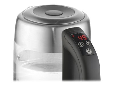 Adler | Kettle | AD 1247 NEW | With electronic control | 1850 - 2200 W | 1.7 L | Stainless steel, glass | 360° rotational base | Stainless steel/Transparent - Image 13