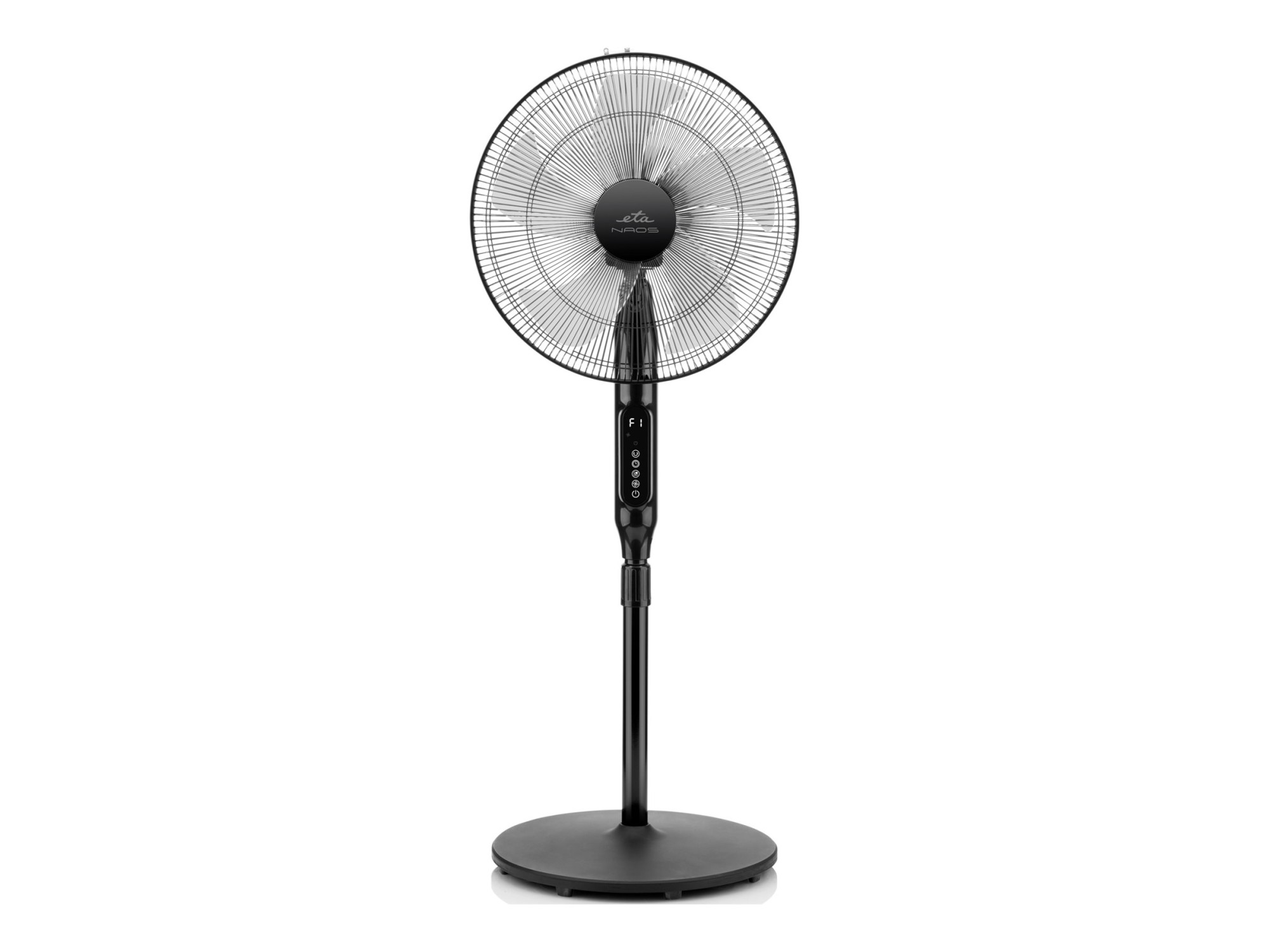 ETA | Naos Fan | ETA260790000 | Stand Fan | Black | Diameter 43 cm | Number of speeds 4 | Oscillation | 50 W | Remote control