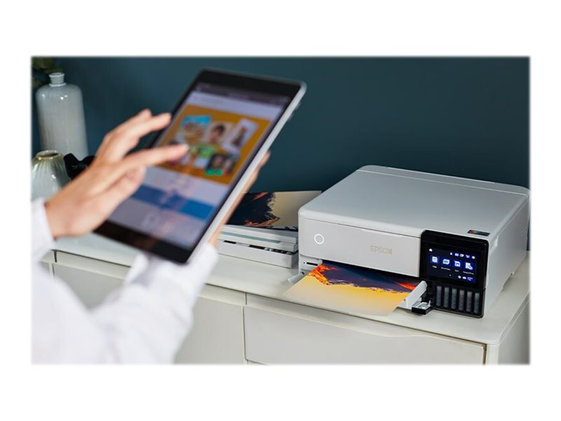 Epson Wireless Photo Printer | EcoTank L8160 | Inkjet | Colour | Inkjet Multifunctional Printer | A4 | Wi-Fi | Grey - Image 67