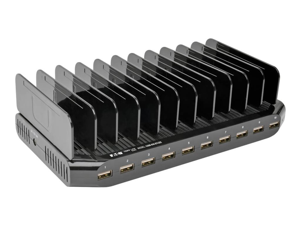 Tripp Lite | 10 Port USB Charging Station with Adjustable Storage | U280-010-ST-CEE