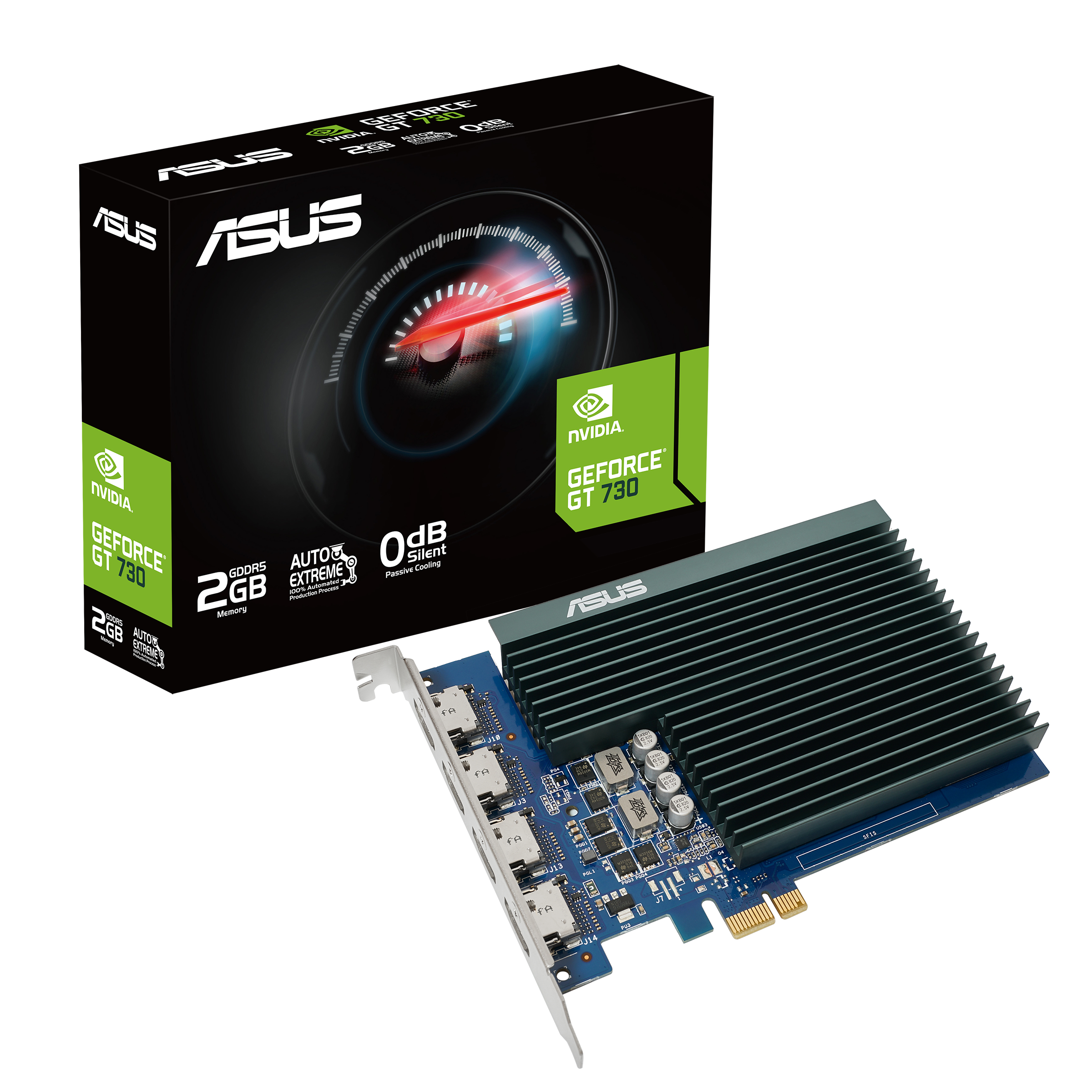 Asus | GT730-4H-SL-2GD5 | NVIDIA | 2 GB | GeForce GT 730 | GDDR5 | HDMI ports quantity 4 | PCI Express 2.0 | Memory clock speed 5010 MHz | Processor frequency 902 MHz - Image 4