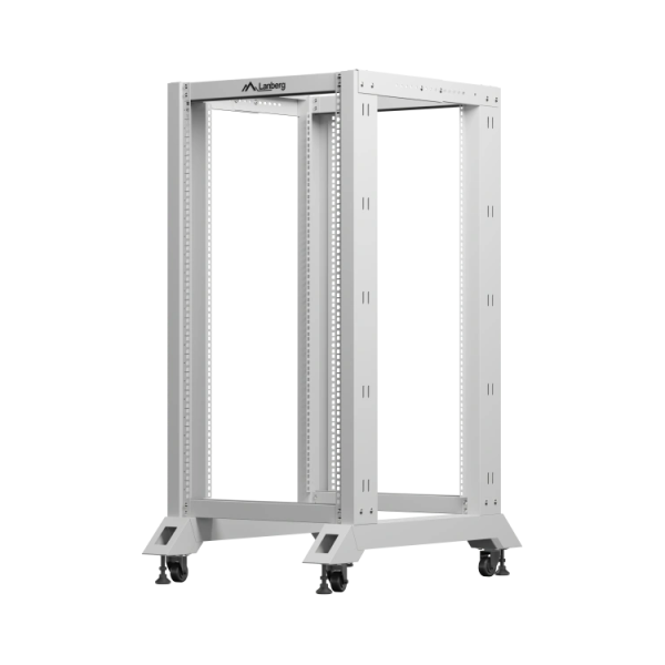 Lanberg Open Rack 19" 22U 600X800 | OR01-6822-S | Grey