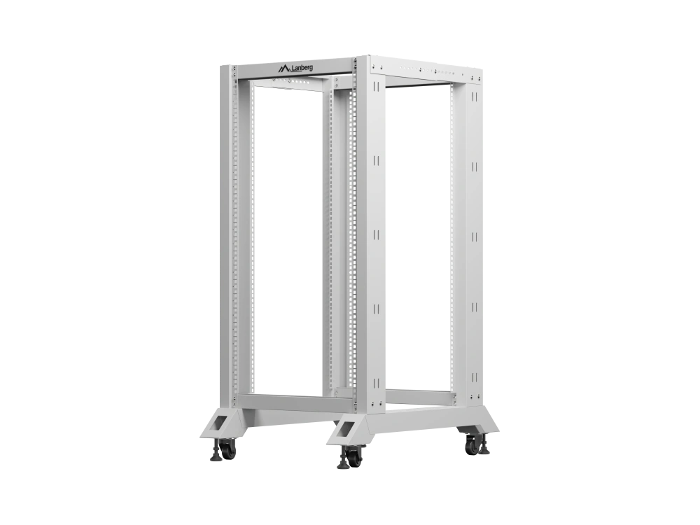 Lanberg Open Rack 19" 22U 600X800 | OR01-6822-S | Grey