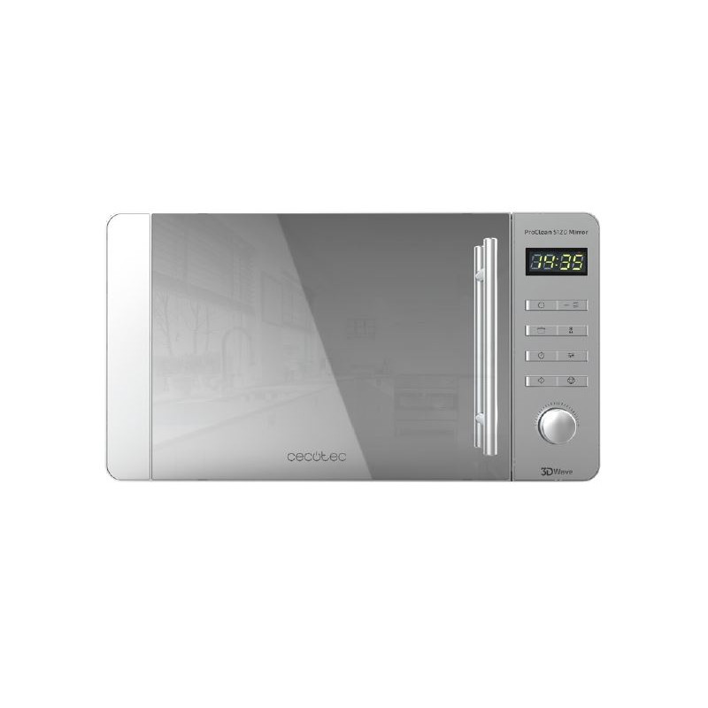 Cecotec Microwave Oven | ProClean 5120 Mirror | Free standing | 20 L | 700 W | Grill | Stainless Steel