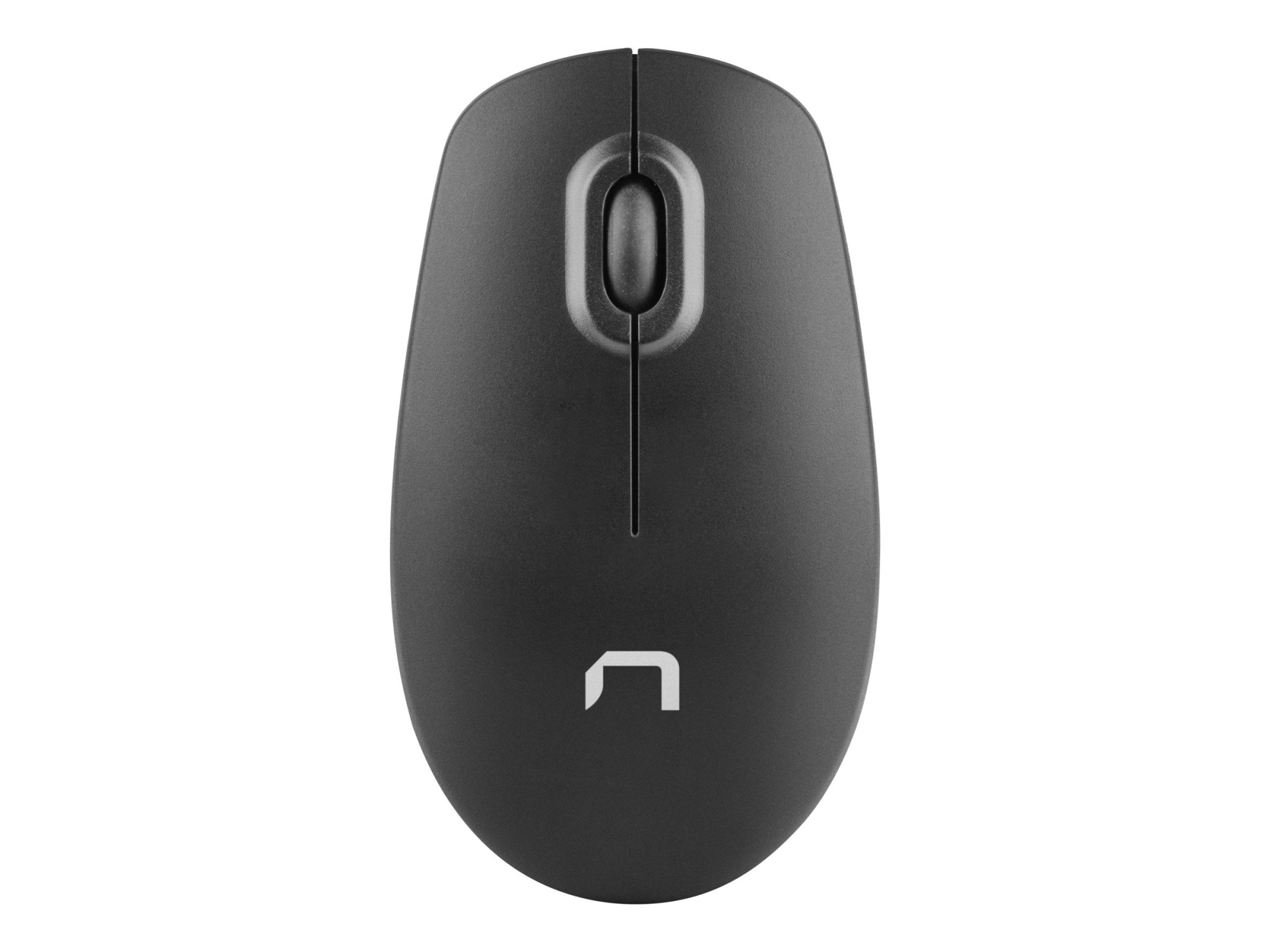 Natec Mouse, Merlin, Wireless, 1600 DPI, Optical, Black | Natec | Mouse | Optical | Wireless | Black-Grey | Merlin - Image 4