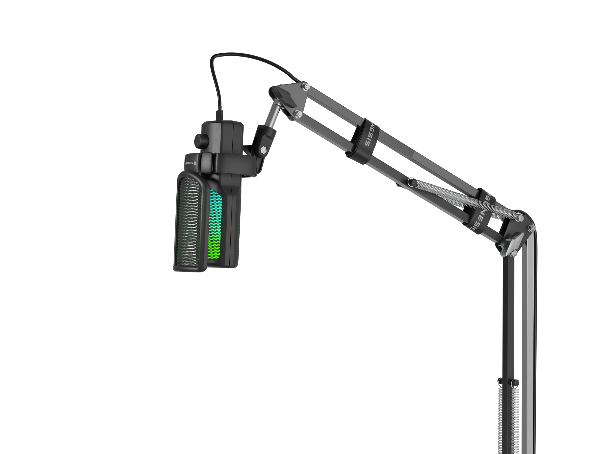 Natec | Microphone | GENESIS Radium 251 | Built-in microphone | USB Type-C | Black