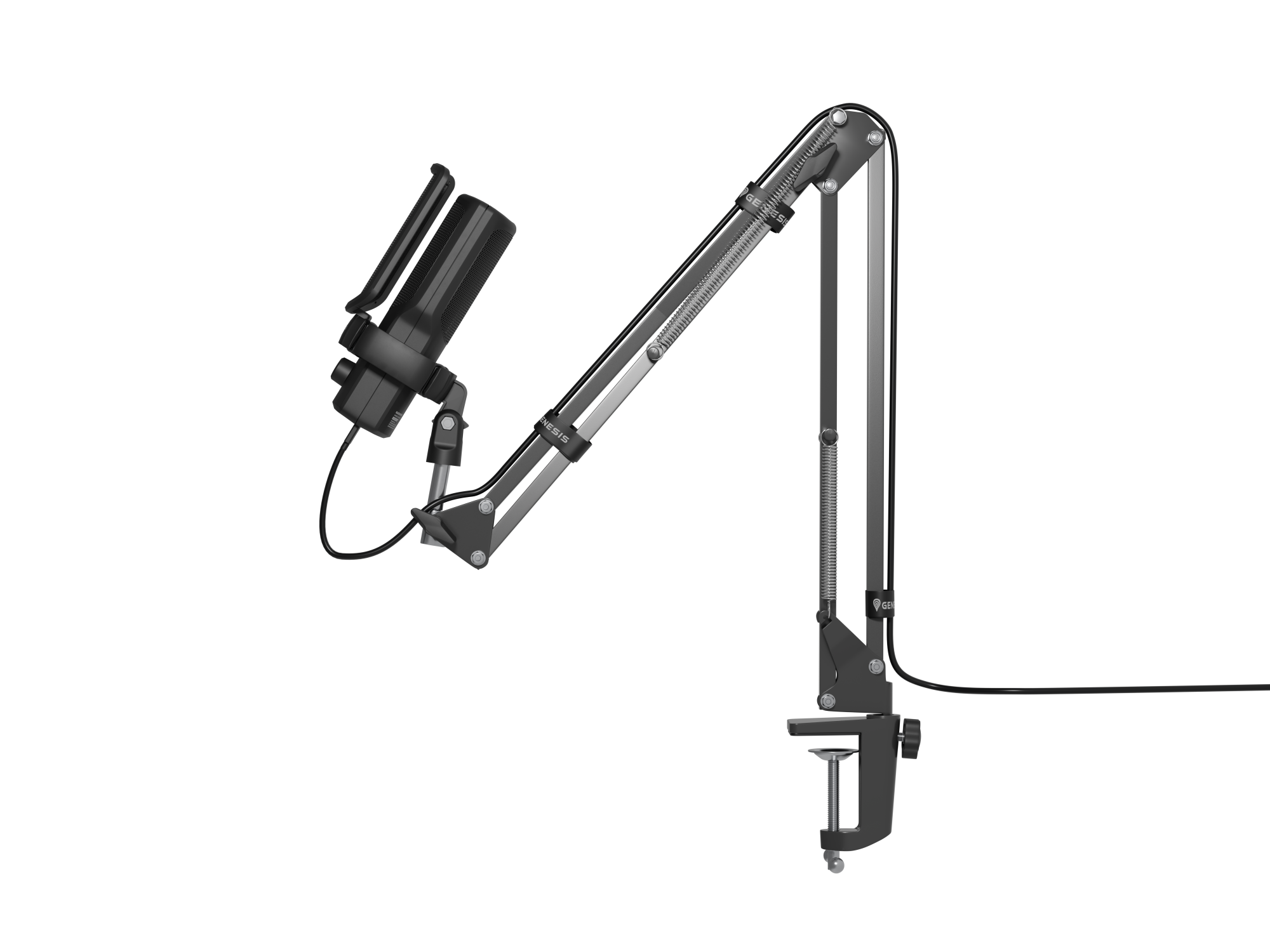 Natec | Microphone | GENESIS Radium 251 | Built-in microphone | USB Type-C | Black - Image 3