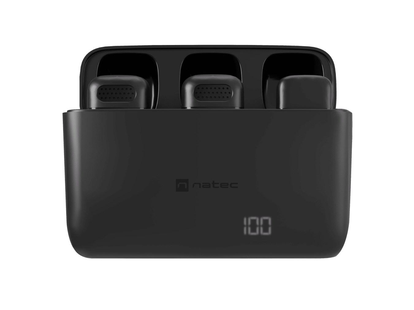 Natec | Microphone | Radium 251 | Built-in microphone | Wireless | Black - Image 3