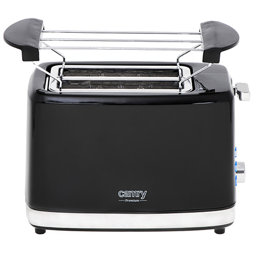 Camry | Toaster | CR 3218 | Power 750 W | Number of slots 2 | Housing material Plastic | Black - Image 4