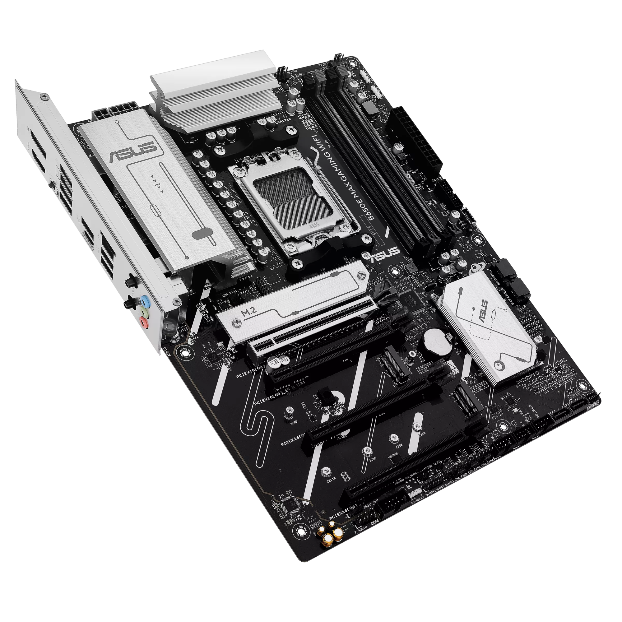 Asus B650E MAX GAMING WIFI | Processor family AMD | Processor socket AM5 | DDR5 | Supported hard disk drive interfaces SATA, M.2 | Number of SATA connectors 4 - Image 4