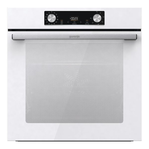 Gorenje | Oven | BOS6737E06WG | 77 L | Multifunctional | EcoClean | Mechanical control | Steam function | Height 59.5 cm | Width 59.5 cm | White