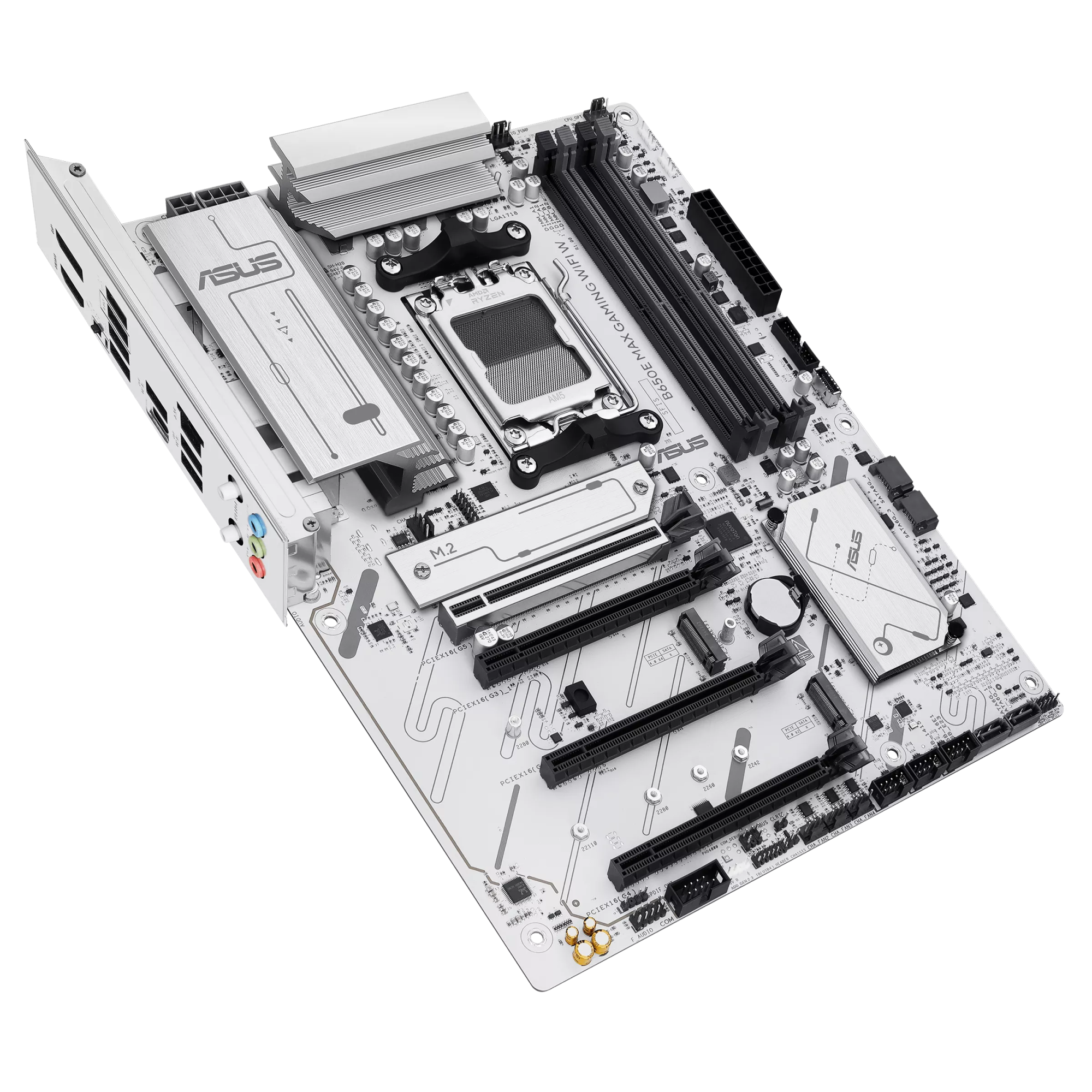 Asus B650E MAX GAMING WIFI W | Processor family AMD | Processor socket AM5 | DDR5 | Supported hard disk drive interfaces SATA, M.2 | Number of SATA connectors 4 - Image 4