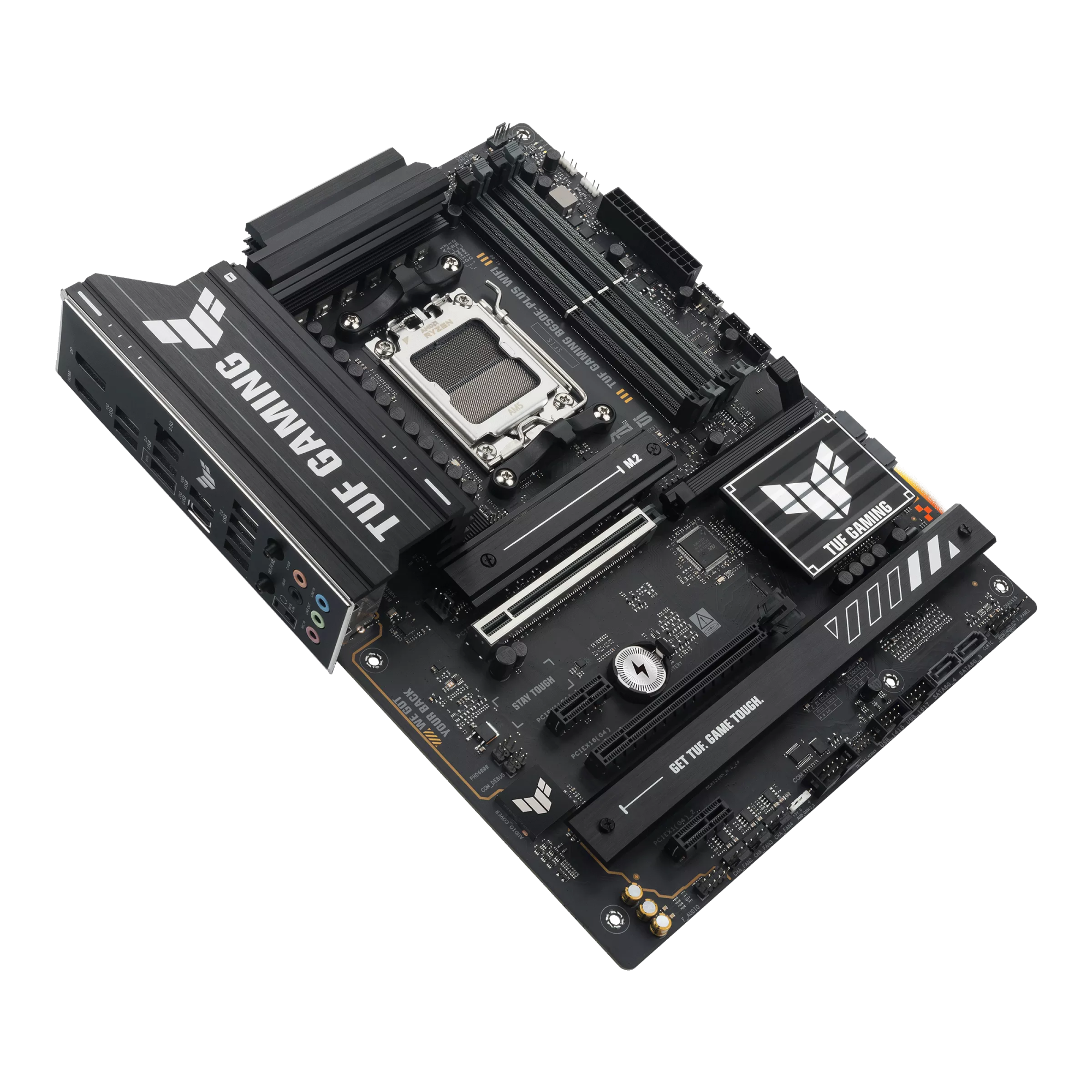 Asus TUF GAMING B650E-PLUS WIFI | Processor family AMD | Processor socket AM5 | DDR5 | Supported hard disk drive interfaces SATA, M.2 | Number of SATA connectors 4 - Image 4