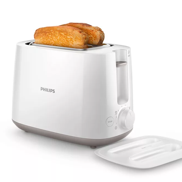 Philips | Toaster | HD2582/00 | Power 760 - 900 W | Number of slots 2 | Housing material Plastic | White