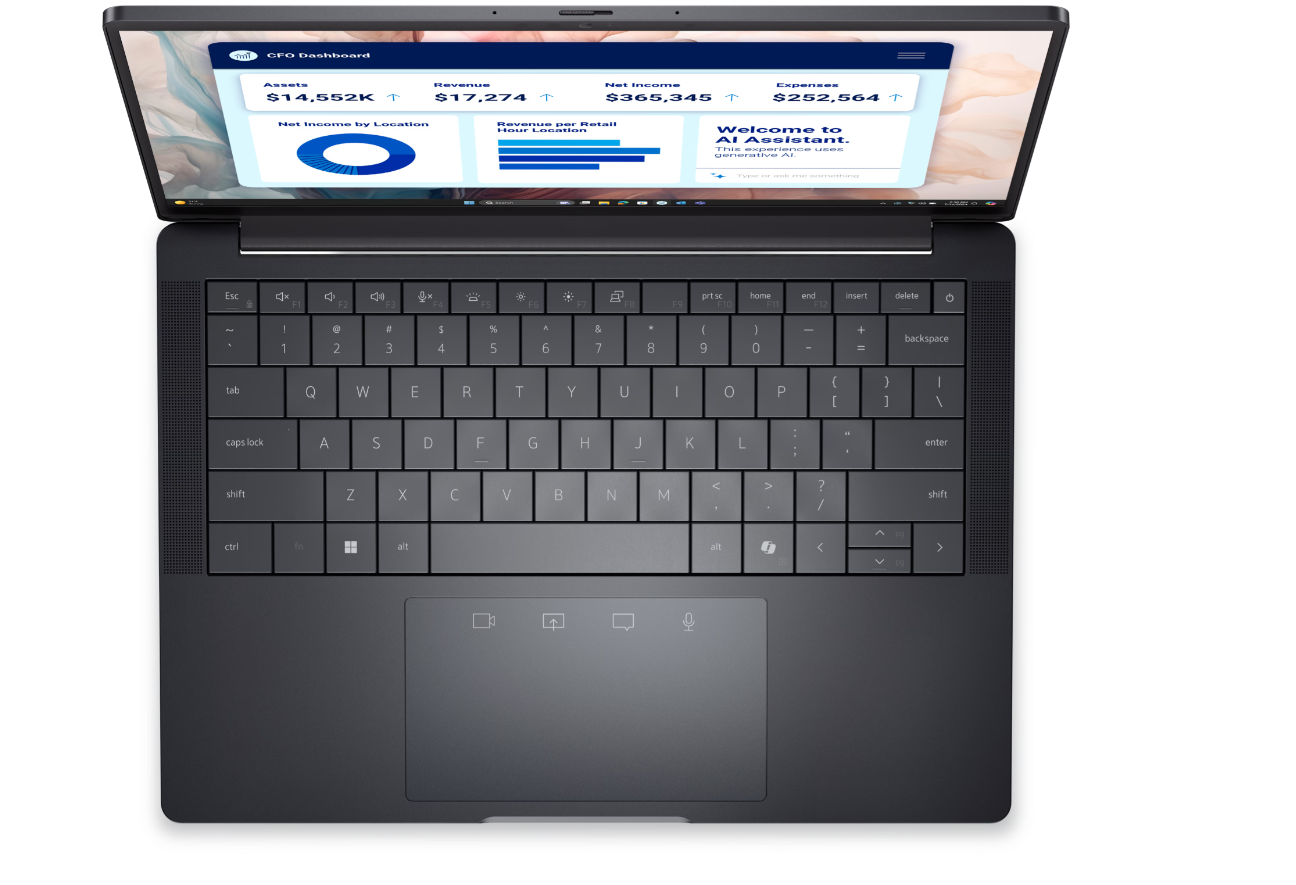 Dell Pro Premium 13 PA13250 | 13.3 " | FHD+ | Anti-glare | Intel Core Ultra 7 | 266V | 16 GB | LPDDR5x | Solid-state drive capacity 512 GB | Intel Arc Graphics | Windows 11 Pro | Keyboard language English | Keyboard backlit | Warranty 36 month(s) | Battery warranty 12 month(s) - Image 4