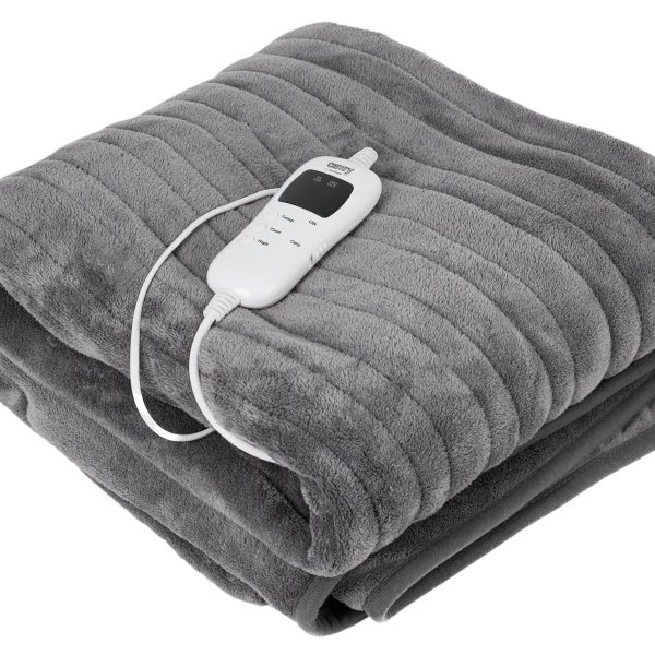 Camry | Electirc Heating Blanket with Timer | CR 7434 | Number of heating levels 7 | Number of persons 1 | Washable | Remote control | Super Soft Double-Faced Coral Fleece | 110-120 W