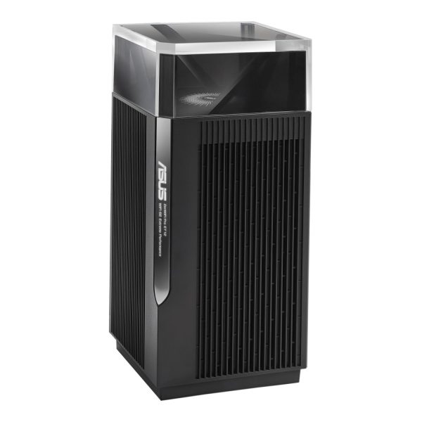 Wireless Wifi 6E Tri-band Gigabit Router | ZenWiFi Pro ET12 (2-Pack) | 802.11ax | 1148+4804+4804 Mbit/s | 10/100/1000/11000 Mbit/s | Ethernet LAN (RJ-45) ports 3 | Mesh Support Yes | MU-MiMO Yes | No mobile broadband | Antenna type Internal