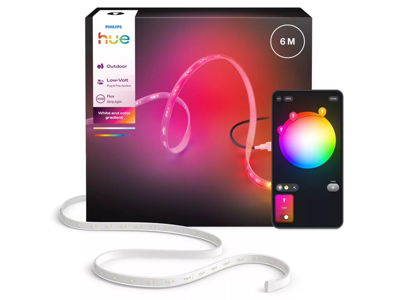 Philips Hue Flux Lightstrip for outdoor use, 6 m | 30 W - Image 3