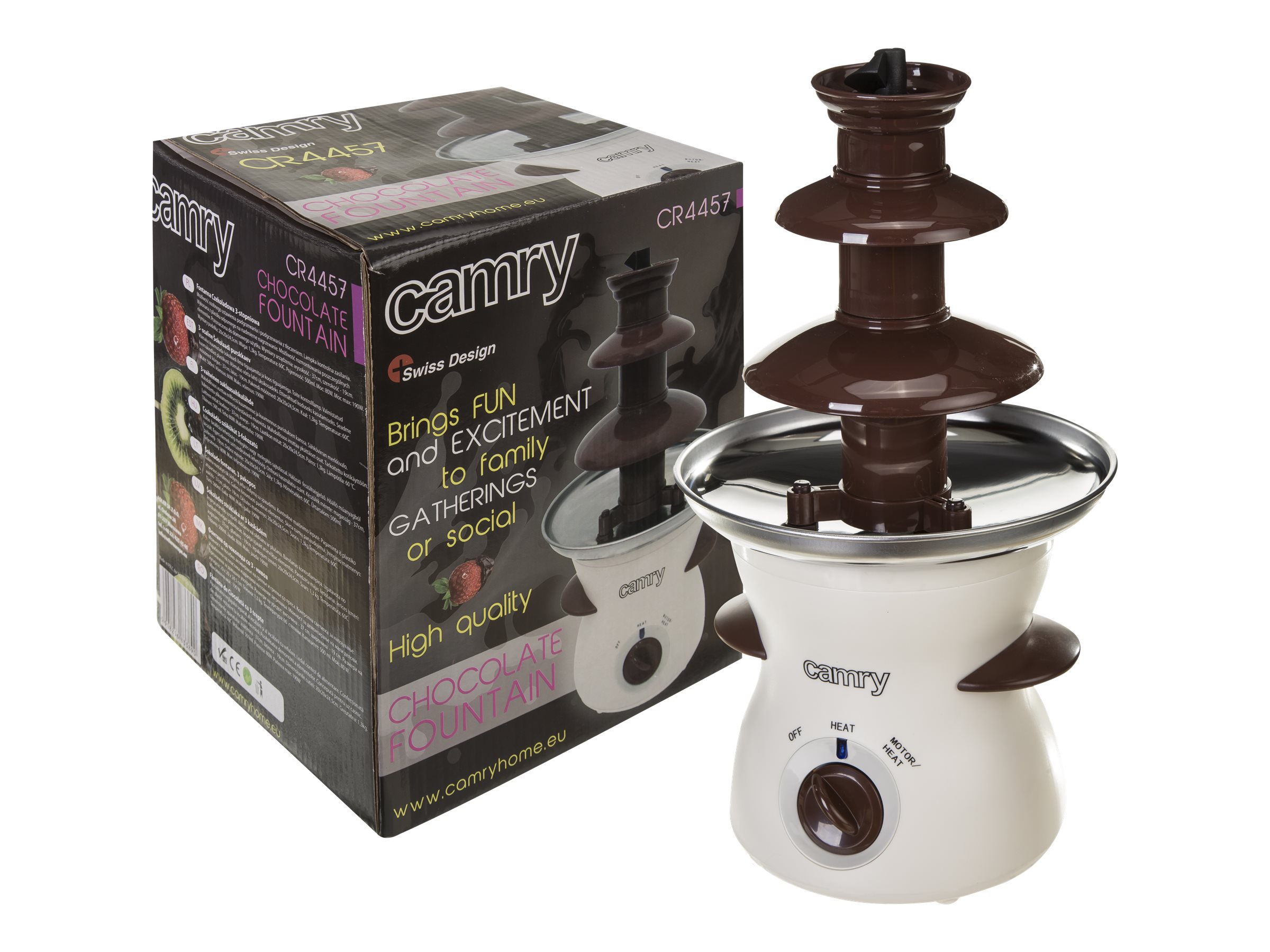 Camry | Chocolate Fountain | 80W (maximum 190W) W - Image 2