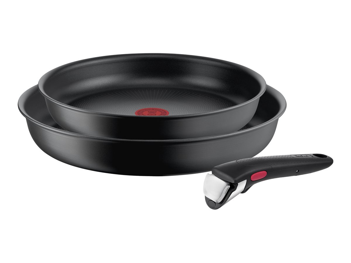 TEFAL | Frypan set | L7649253 Ingenio Ultimate | Frying | Diameter 24/28 cm | Suitable for induction hob | Removable handle | Black