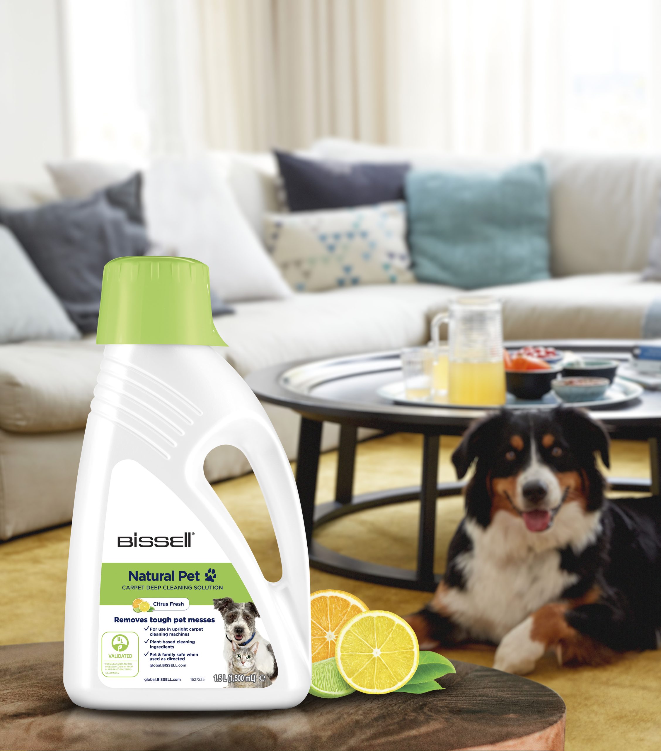 Bissell | Upright Carpet Cleaning Solution Natural Wash and Refresh Pet | 1500 ml - Image 3