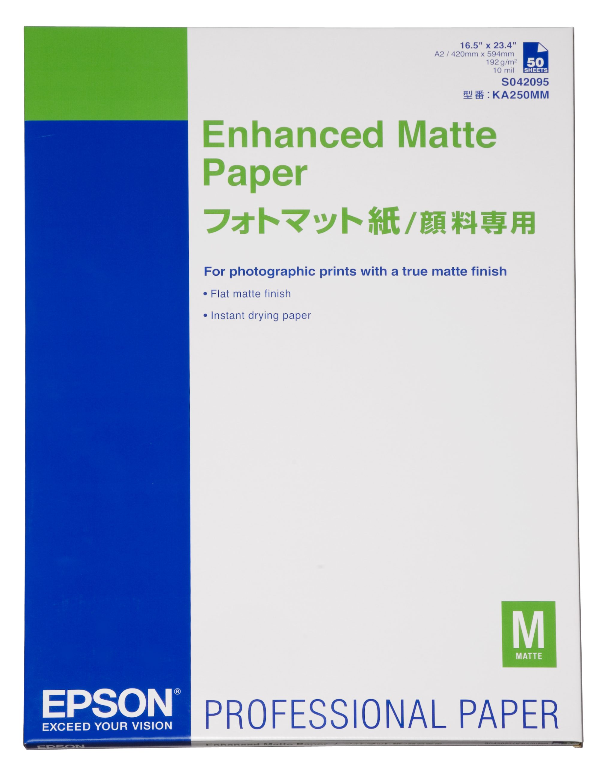 Enhanced Matte Paper / Archival Matte Paper | 192 g/m² | A2 | Enhanced Matte Paper