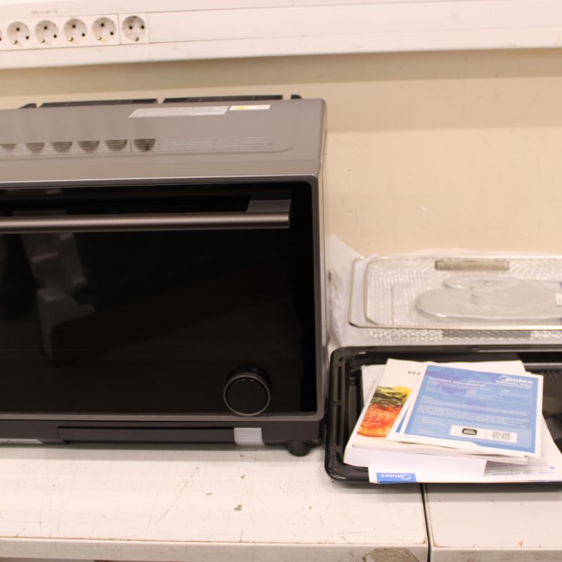 SALE OUT. Midea MSO25H Microwave oven with Grill, Airfry and Steam function, 25 L, Black | Midea Microwave oven | MSO25H | Free standing | 25 L | 1000 W | Convection | Grill | Black | DEMO - Image 2