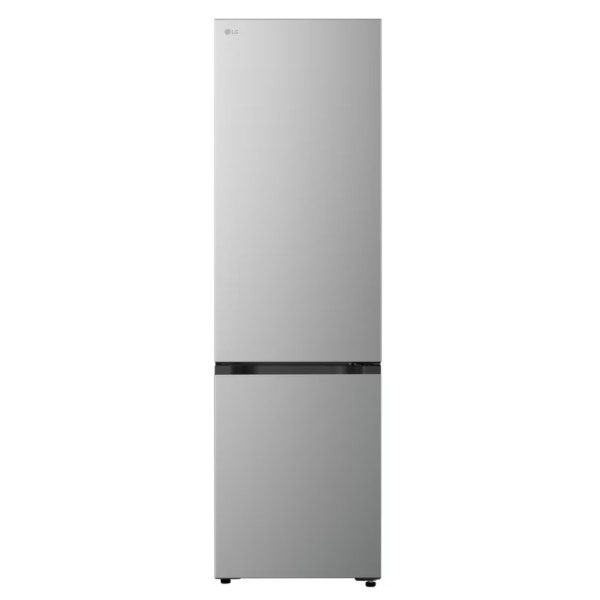 LG Refrigerator | GBBSJ10EPY | Energy efficiency class E | Free standing | Combi | Height 186 cm | No Frost system | Fridge net capacity 220 L | Freezer net capacity 113 L | Display | 35 dB | Prime Silver